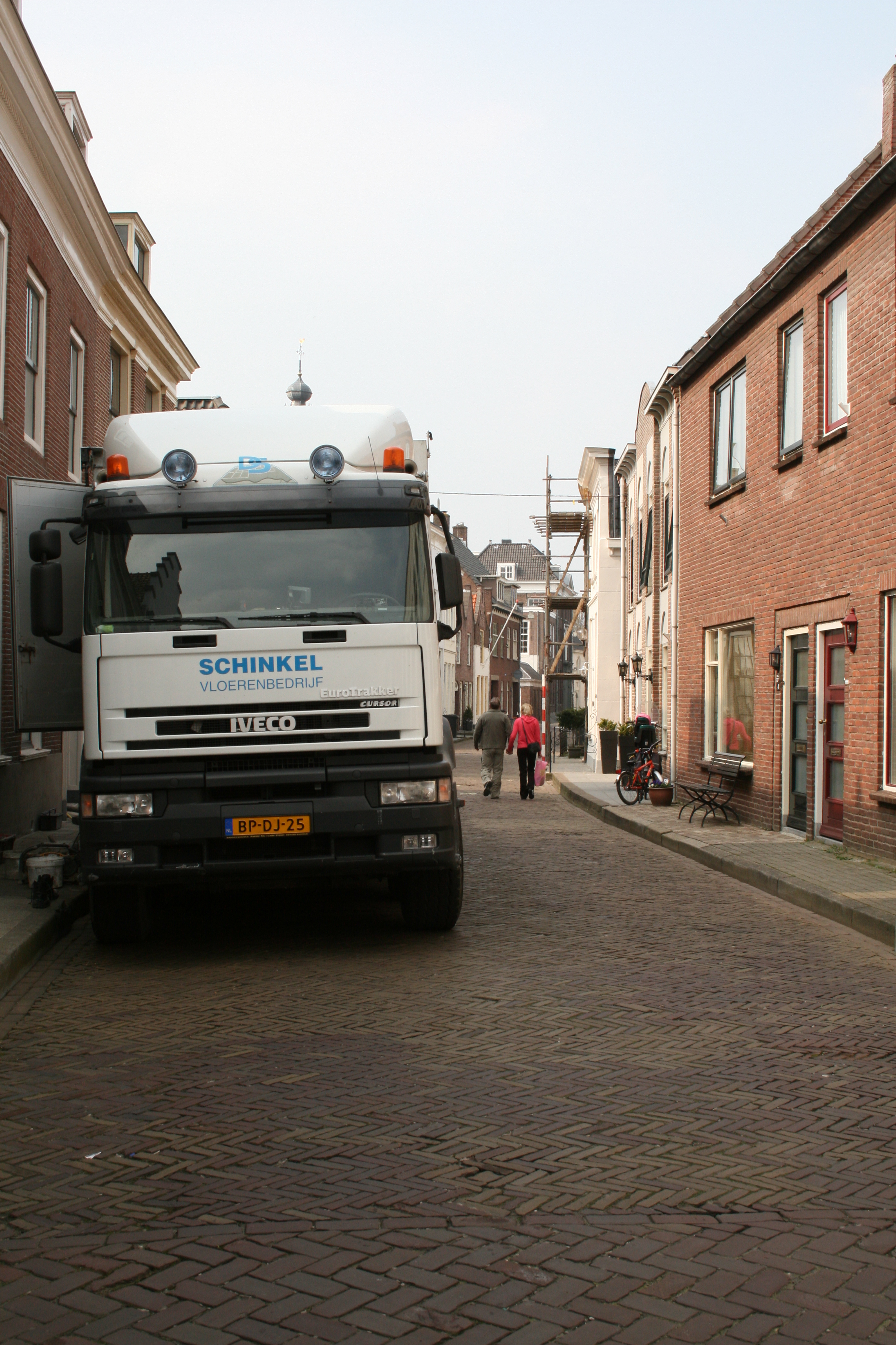 Mobiele zandcementinstallatie schinkel tegelzetbedrijf gelderland